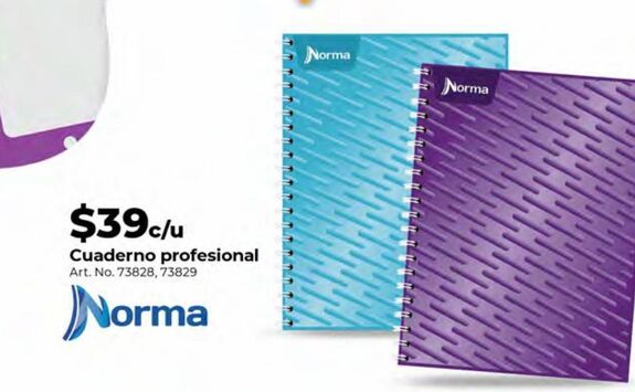 Oferta de Cuaderno Norma por $39 en Office Depot
