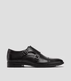 Oferta de Zapatos de Vestir Monk en piel con tacón bajo de media luna Hombre por $2559.2 en Aldo