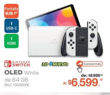 Oferta de OLED White De 64 GB por $6599 en RadioShack