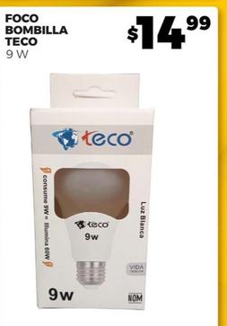 Oferta de Teco - foco bombilla por $14.99 en Merco