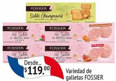 Oferta de Fossier - Galletas por $119 en La Comer