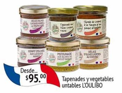 Oferta de L'oulibo - tapenades y vegetables untables por $95 en Fresko