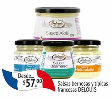 Oferta de Delouis - salsas bernesas y tipicas francesas por $57 en Fresko