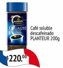 Oferta de Planteur - cafe soluble descafeinado por $220 en Fresko