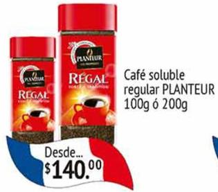 Oferta de Planteur - cafe soluble regular por $140 en Fresko