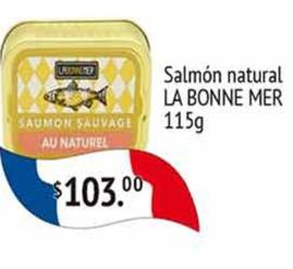 Oferta de La bonne mer - Salmon natural por $103 en La Comer
