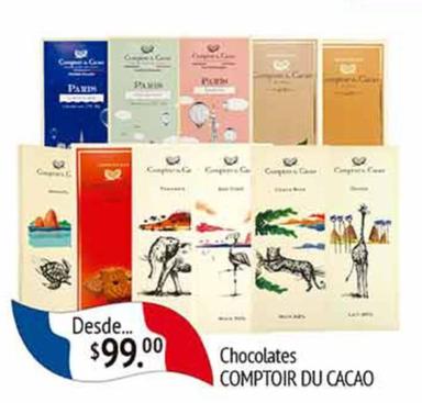 Oferta de Comptoir du Cacao - chocolates por $99 en La Comer