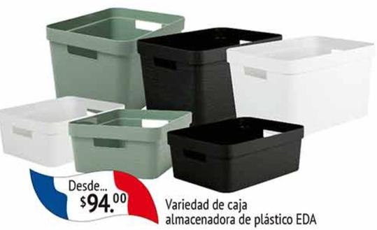 Oferta de Eda - Caja Almacenadora De Plastico por $94 en La Comer