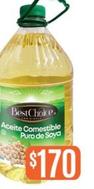 Oferta de BestChoice - Aceite Puro De Soya por $170 en Tiendas Neto