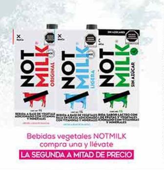 Oferta de Notmilk - Bebidas Vegetales en Fresko