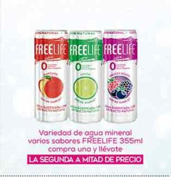 Oferta de Freelife - Variedad De Agua Mineral Varios Sabores en Fresko