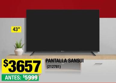 Oferta de Sansui Pantalla por $3657 en The Home Depot