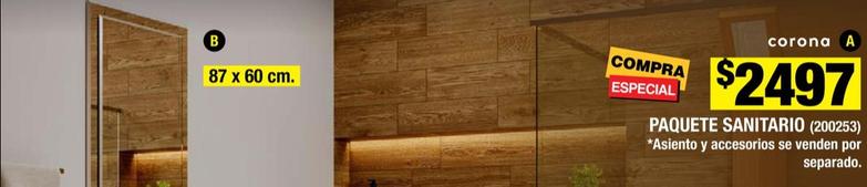 Oferta de Paquete Sanitario por $2497 en The Home Depot