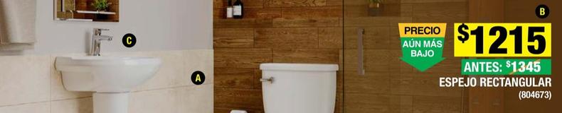 Oferta de Espejo Rectangular por $1215 en The Home Depot