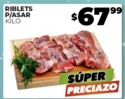 Oferta de Riblets P/Asar por $67.99 en Merco