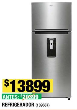 Oferta de Refrigerador por $13899 en The Home Depot