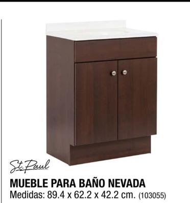 Oferta de St. Paul - Mueble Para Baño Nevada en The Home Depot