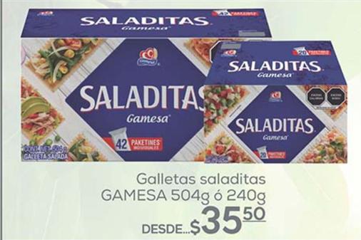 Oferta de Gamesa - Galletas Saladitas por $35.5 en Fresko