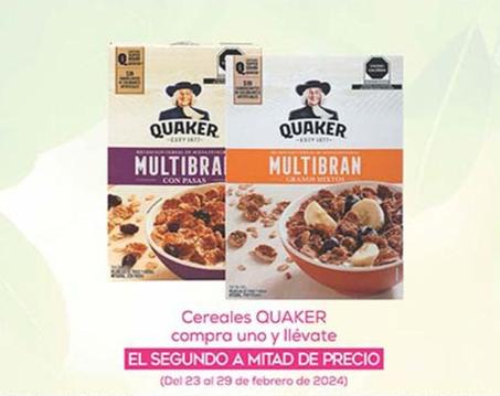 Oferta de Quaker - Cereales Compra Uno Y Llévate en Fresko