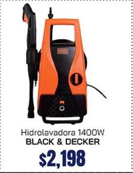 Oferta de Black & Decker - Hidrolavadora 1400w por $2198 en La Comer