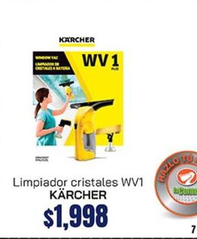 Oferta de Karcher - Limpiador Cristales WV1 por $1998 en Fresko