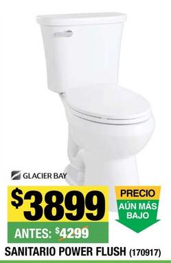 Oferta de Glacier Bay - Sanitario Power Flush por $3899 en The Home Depot