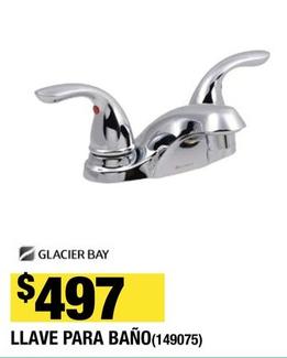 Oferta de Glacier Bay - Llave Para Baño (149075) por $497 en The Home Depot
