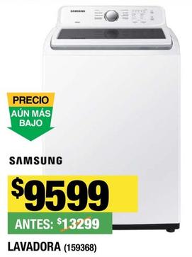 Oferta de Samsung - Lavadora por $9599 en The Home Depot