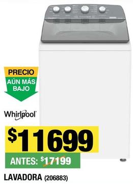 Oferta de Whirlpool - Lavadora por $11699 en The Home Depot