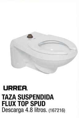 Oferta de Urrea - Taza Suspendida Flux Top Spud en The Home Depot