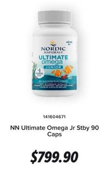 Oferta de Nordic Naturals - Ultimate Omega Jr Stby 90 Caps por $799.9 en GNC