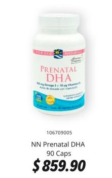 Oferta de Nordic Naturals - Prenatal DHA 90 Caps por $859.9 en GNC