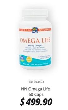 Oferta de Nordic Naturals - Omega Life 60 Caps por $499.9 en GNC