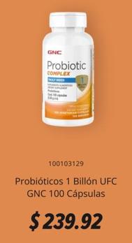 Oferta de GNC - Multi-Strain Probiotic Complex 1 Billion 100 Caps por $239.92 en GNC