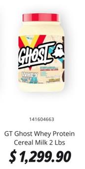 Oferta de Ghost - GT Ghost Whey Protein Cereal Milk 2 Lbs por $1299.9 en GNC