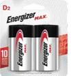 Oferta de Energizer - Max Pila D C/2Pzs por $109.5 en Farmacia San Pablo
