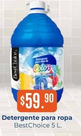 Oferta de Best Choice - Detergente Para Ropa  por $59.9 en Tiendas Neto