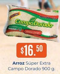Oferta de Campo Dorado - Arroz Súper Extra por $16.5 en Tiendas Neto