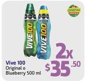 Oferta de Vive 100 - Original O Blueberry por $35.5 en Farmacias Moderna