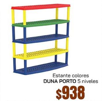 Oferta de Duna Porto - Estante Colores 5 Niveles por $938 en La Comer