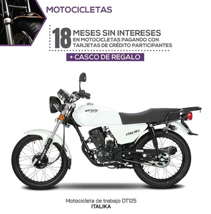 Oferta de Italika - Motocicleta De Trabajo DT125 en La Comer