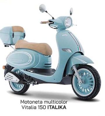 Oferta de Italika - Motoneta Multicolor Vitalia 150 en La Comer