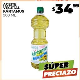 Oferta de Kartamus - Aceite Vegetal  por $34.99 en Merco