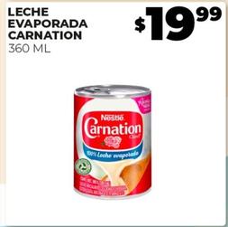 Oferta de Carnation - Leche Evaporada por $19.99 en Merco