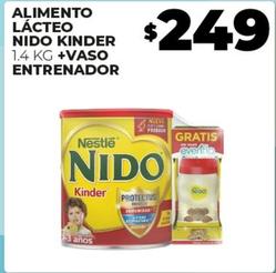 Oferta de Nestlé - Alimento Lácteo Nido Kinder + Vaso Entrenador por $249 en Merco