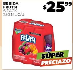 Oferta de Frutsi - Bebida por $25.99 en Merco