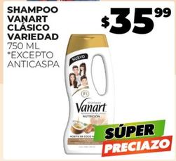 Oferta de Vanart - Shampoo Clásico por $35.99 en Merco