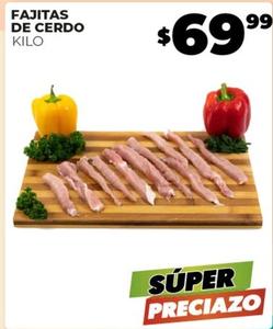 Oferta de Fajitas De Cerdo por $69.99 en Merco