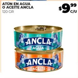 Oferta de Ancla - Atún En Agua O Aceite por $9.99 en Merco