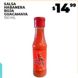 Oferta de Guacamaya - Salsa Habanera Roja  por $14.99 en Merco